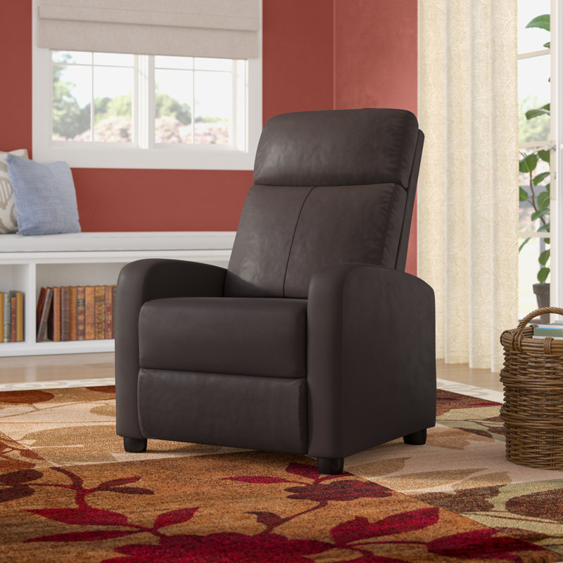 Ebern Designs Sykora Faux Leather Manual Recliner & Reviews Wayfair